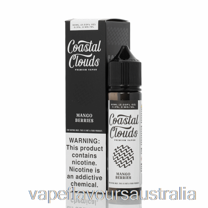 Vape Nicotine Australia Mango Berries - Coastal Clouds Co. - 60mL 0mg